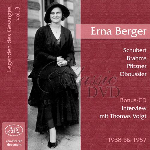 LEGENDEN DES GESANGES VOL.03: Erna Berger (2CD)