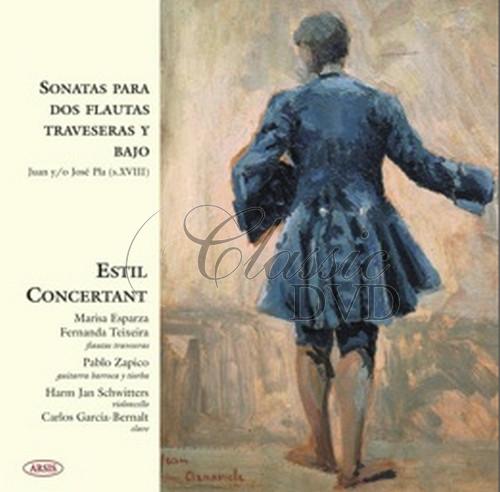 JOAN & JOSEP PLA: Sonatas para dos flautas traveseras y bajo (CD)
