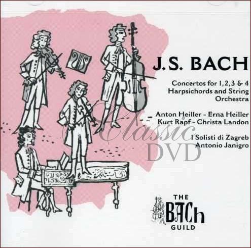 BACH,J.S.: Concertos for 1,2,3 & 4 harpsichords (Janigro) (2CD)