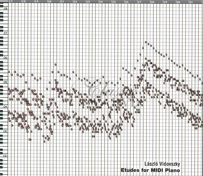 Laszlo Vidovszky - Etudes for MIDI piano (CD)