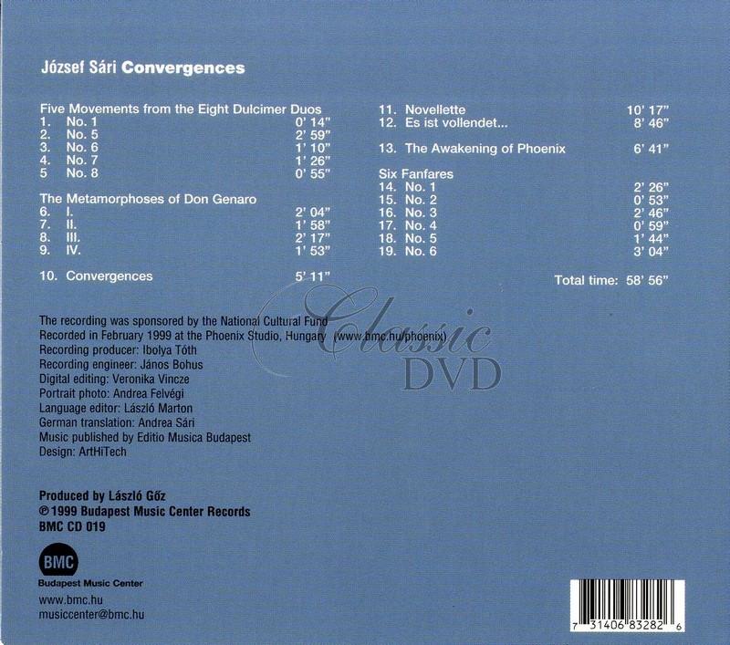 Jozsef Sari - Convergences (CD)