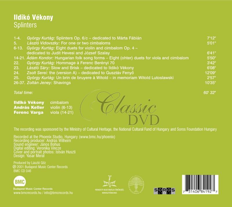 Ildiko Vekony - Splinters (CD)