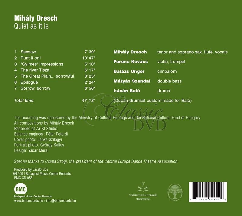 Mihaly Dresch - Quiet As It Is (CD)