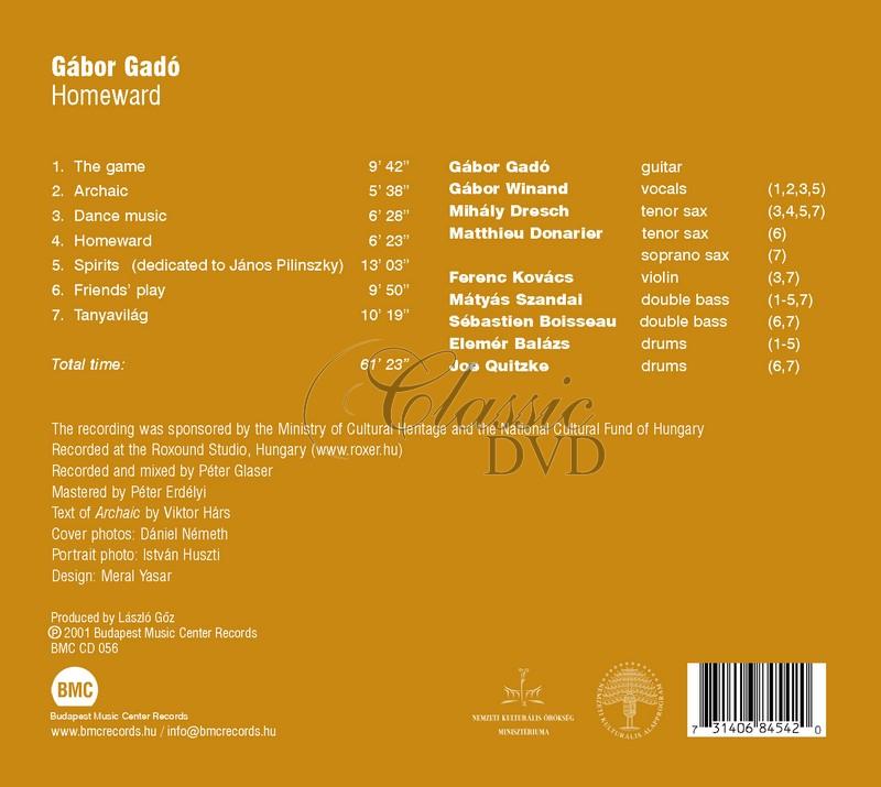 Gabor Gado - Homeward (CD)