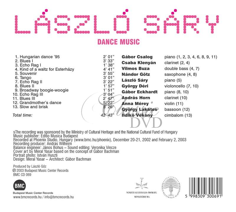 Laszlo Sary - Dance Music  (CD)
