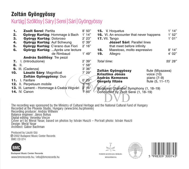 Zoltan Gyongyossy - Kurtag / Szollosy / Sary / Serei / Sari / Gyongyossy (CD)