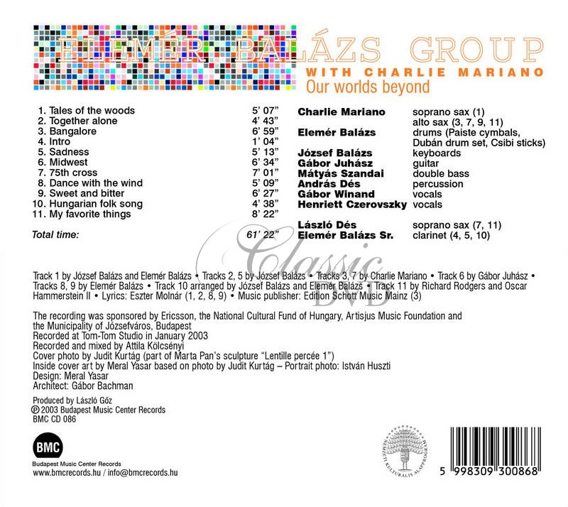 Elemer Balazs Group with Charlie Mariano - Our Worlds Beyond (CD)