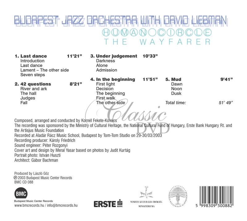 Budapest Orchestra & David Liebman - Human circle (The wayfarer) (CD)