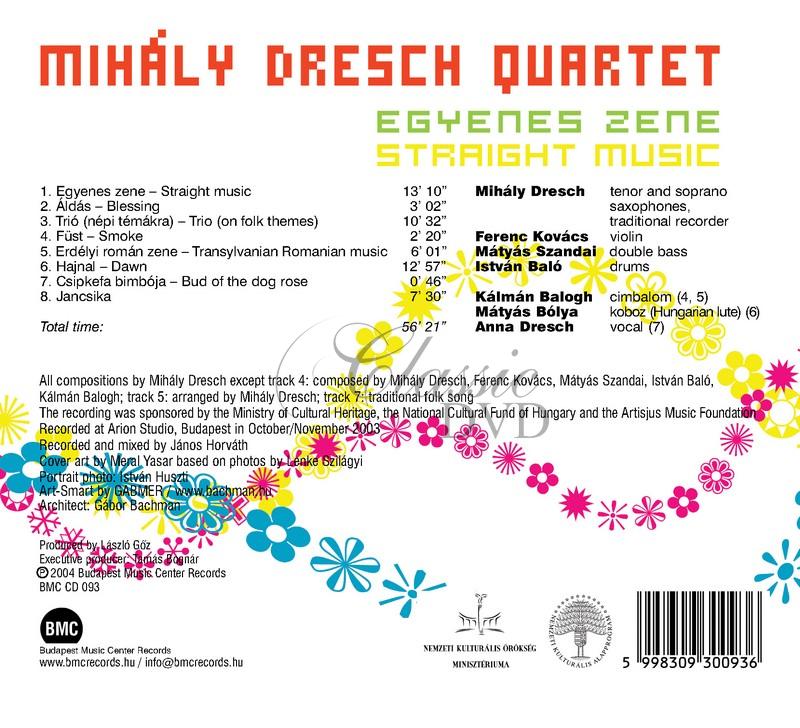 Dresch Quartet - Egyenes zene - Straight music (CD)