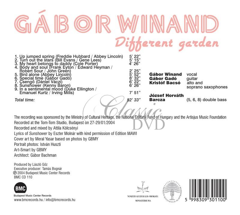 Gabor Winand - Different garden (CD)