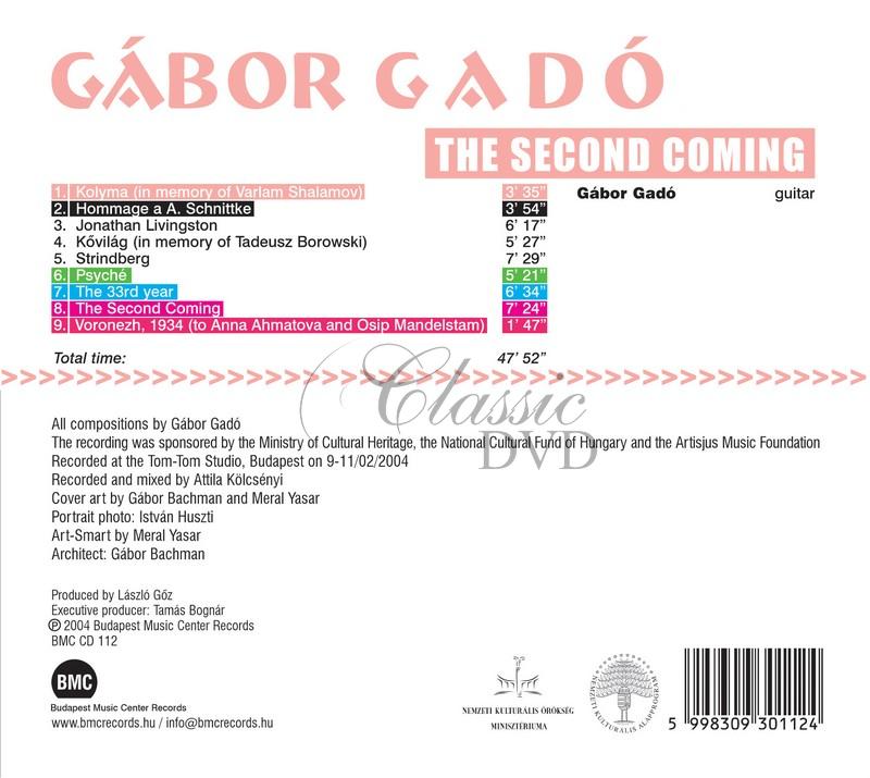 Gabor Gado - The Second Coming (solo album) (CD)