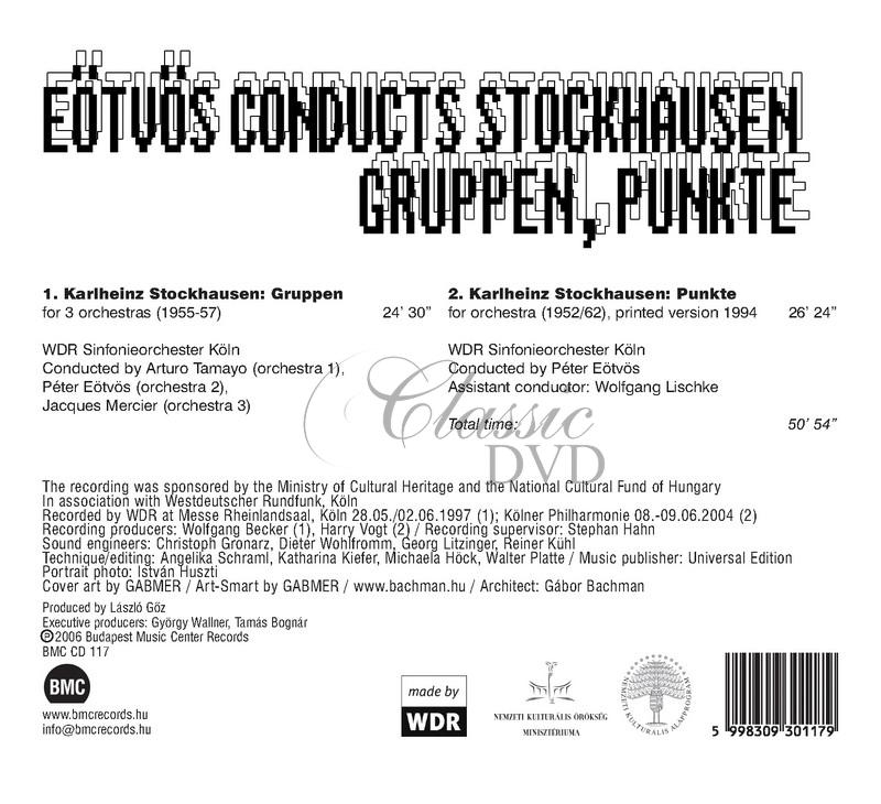 Eotvos conducts Stockhausen - Gruppen / Punkte (CD)