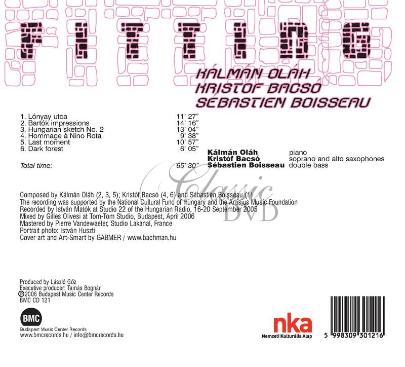 Kálmán Oláh / Kristóf Bacsó / Sebastien Boisseau - Fitting (CD)