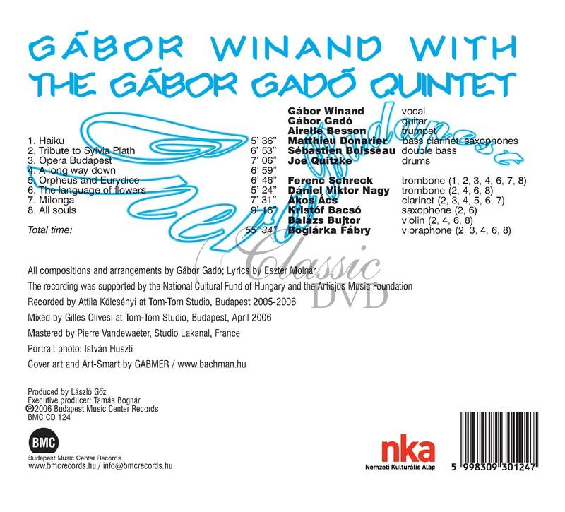 Gábor Winand with the Gábor Gadó Quintet - Opera Budapest (CD)