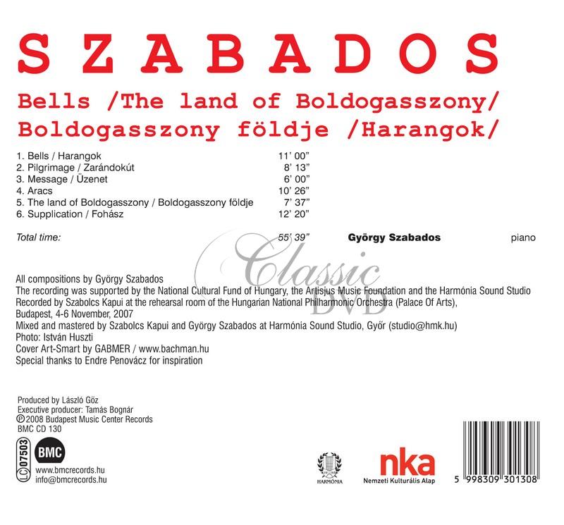 Gyorgy Szabados - Bells (The land of Boldogasszony) (CD)