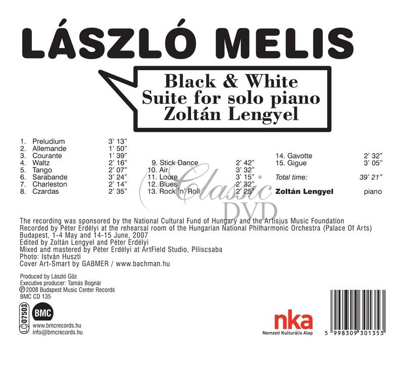 Laszlo Melis - Black and white (CD)