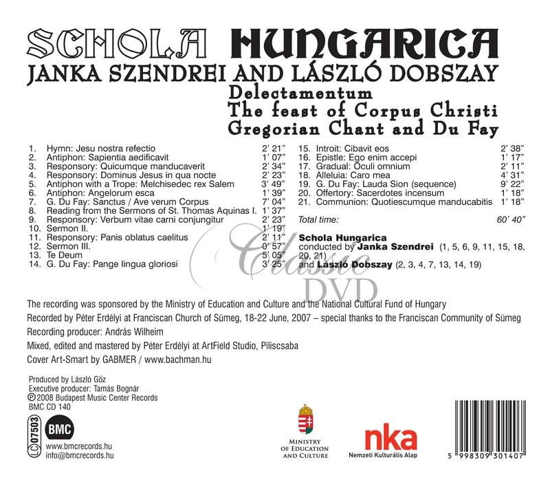 Schola Hungarica - Delectamentum (CD)