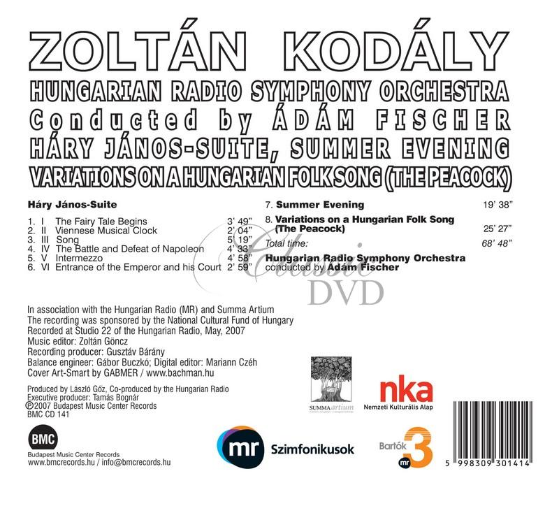 Zoltan Kodaly - Háry János / Summer Evening / Peacock (CD)
