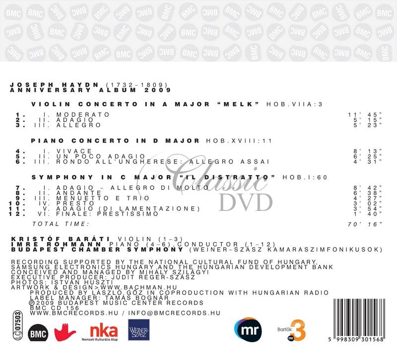 JOSEPH HAYDN: Anniversary Album 2009 (CD)