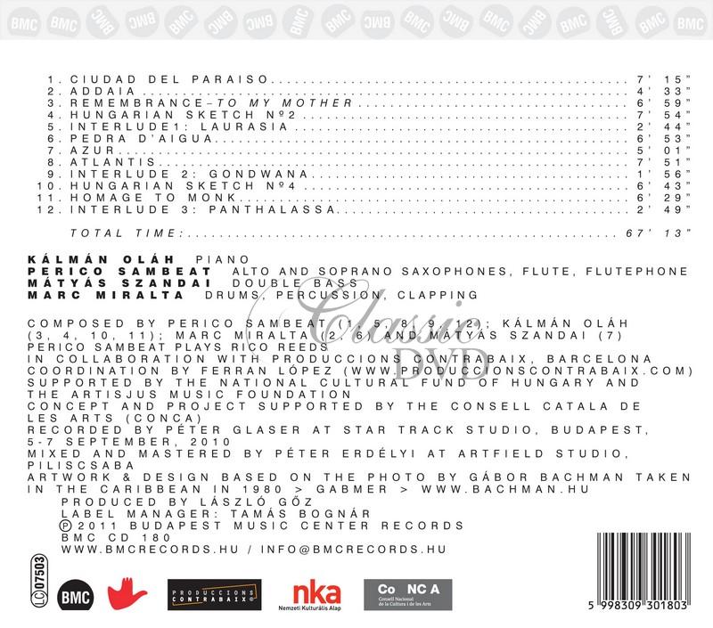 Sambeat, Miralta, Oláh, Szandai - Sketches of Pangea (CD)