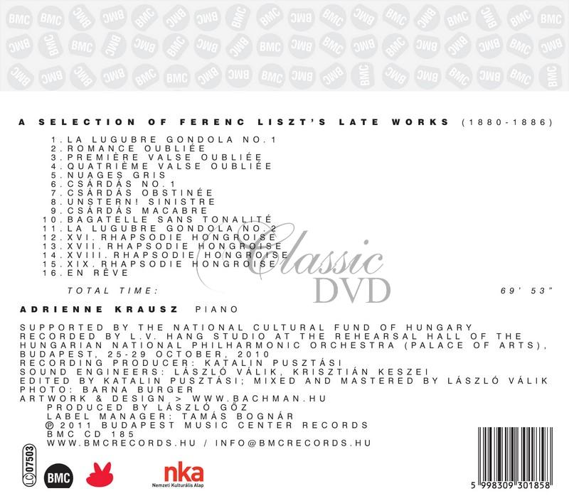 Adrienne Krausz - The Twilight of Liszt (CD)