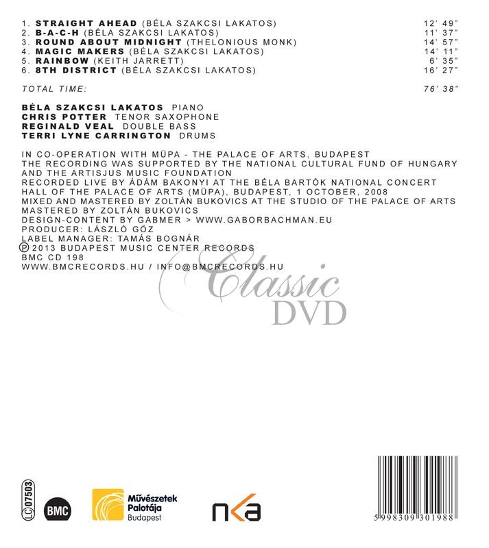 Béla Szakcsi Lakatos, Chris Potter, Reginald Veal, Terri Lyne Carrington - Live at MüPa (CD)