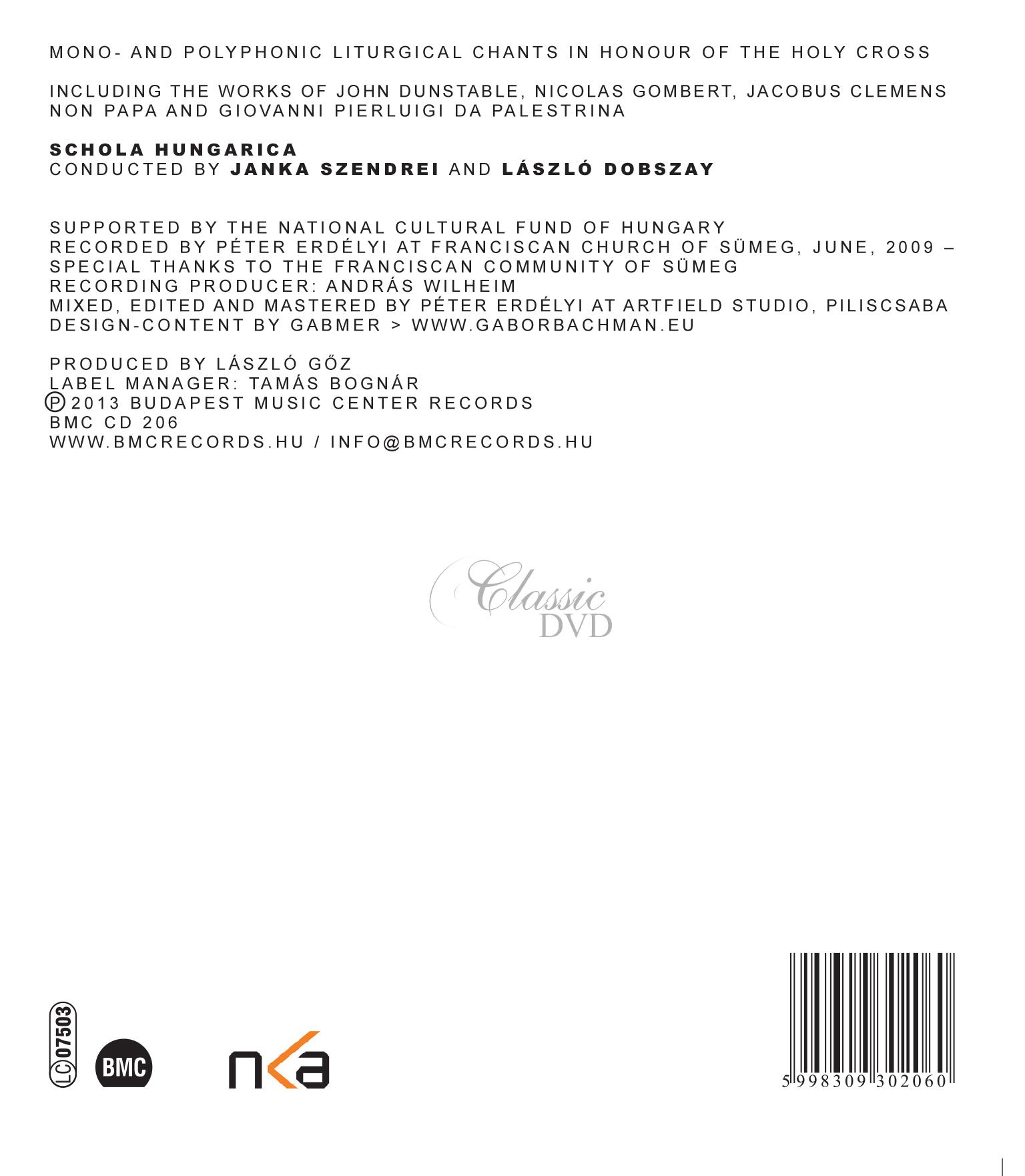 Schola Hungarica / Dobszay - Crux Gloriosa (CD)