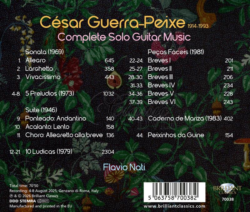 Guerra-Peixe: Complete Solo Guitar Music (CD)