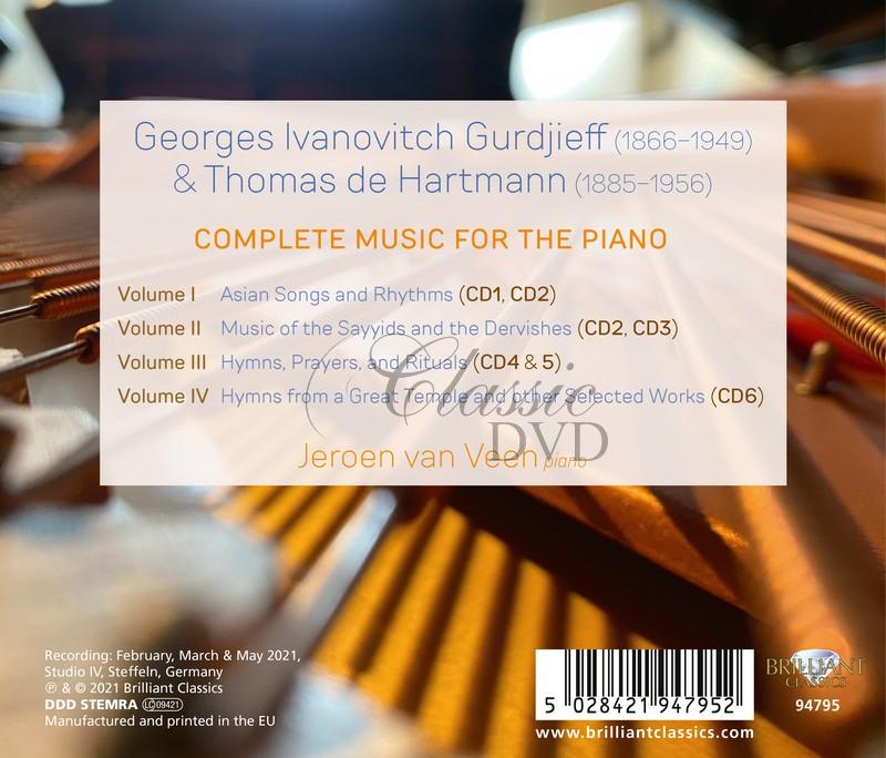 Gurdjieff / De Hartmann - Complete Piano Music (6CD)