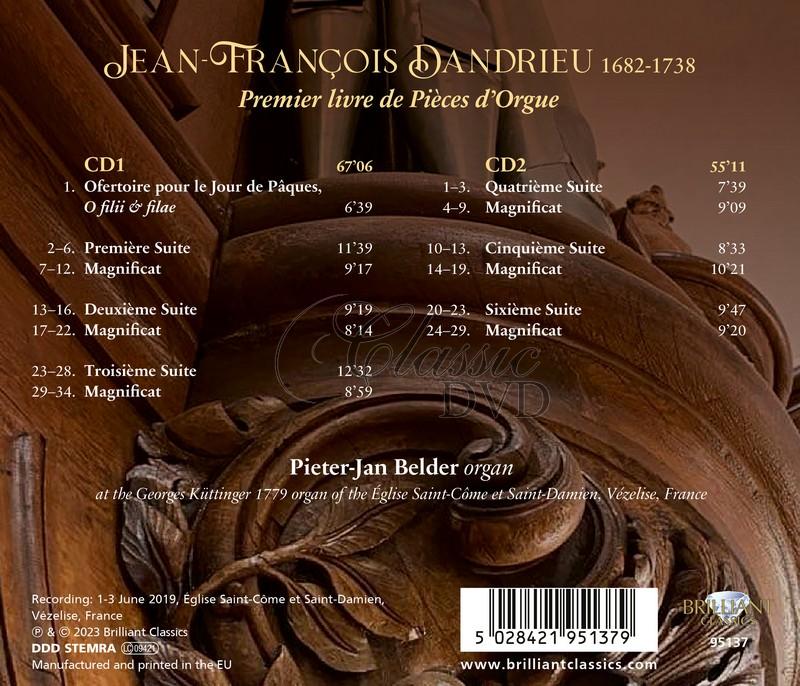 Dandrieu: Premier livre de Pièces d'Orgue (2CD)