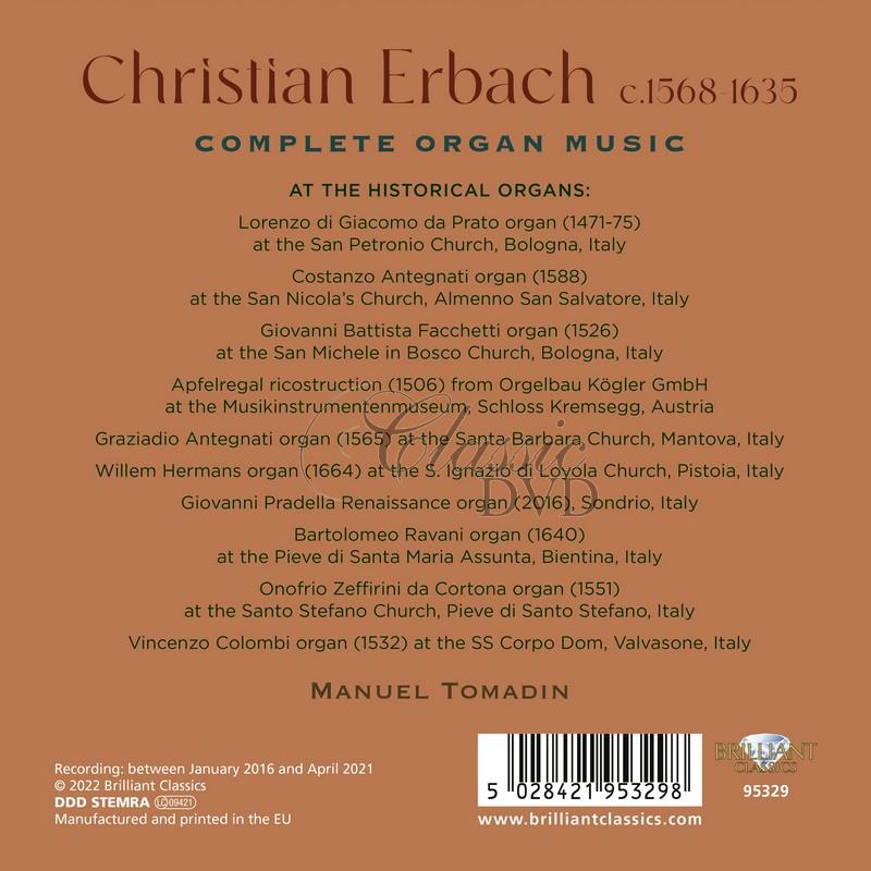 Christian Erbach: Complete Organ Music (9CD)