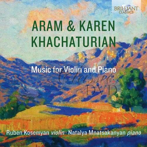ARAM & KAREN KHATCHATURIAN: Music for Violin and Piano (CD)