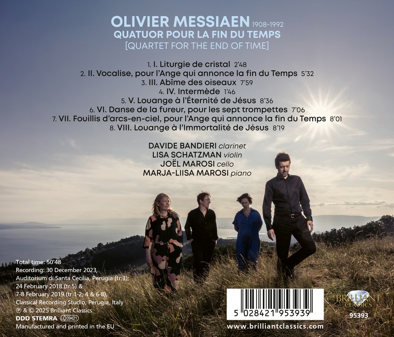 Messiaen: Quatuor pour la fin du temps (CD)