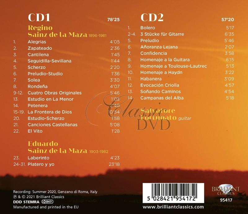Regino & Eduardo Sainz de la Maza: Complete Music for Guitar (2CD)