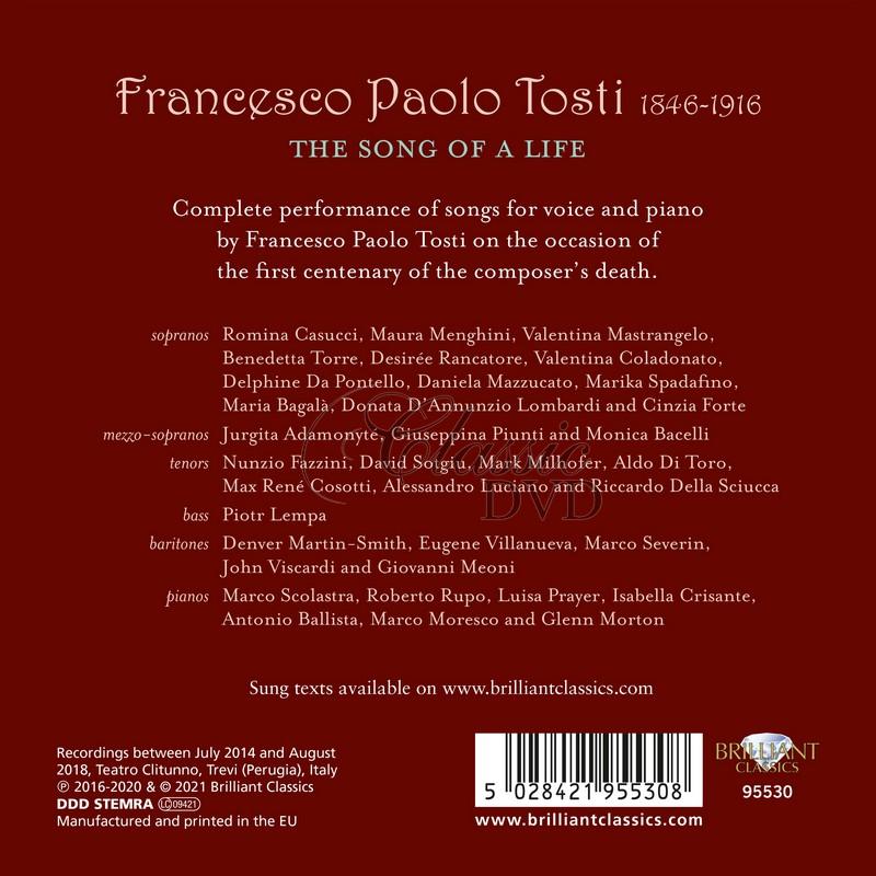 TOSTI - The Song of a Life, Complete Vocal Chamber Music SBĚRATELSKÁ EDICE (18CD)