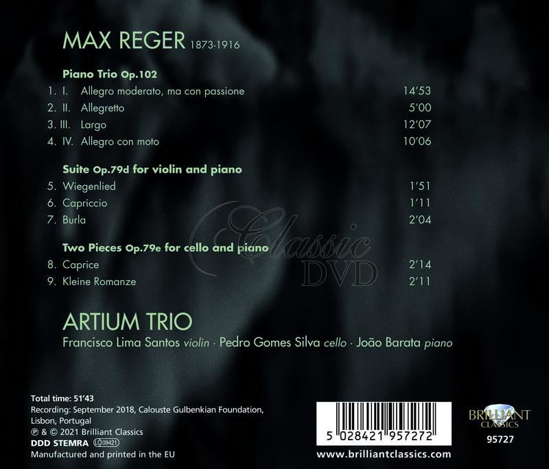 Max Reger - Piano Trio Op.102 (CD)