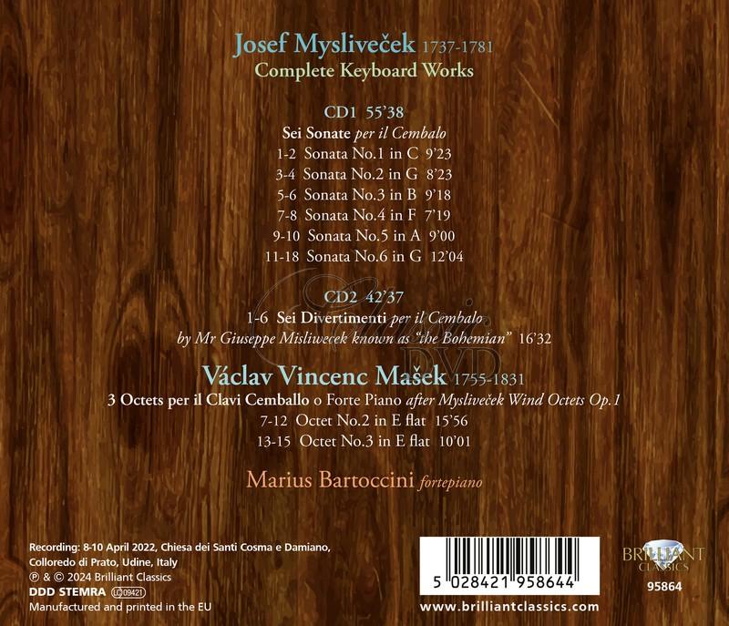 Josef Mysliveček: Complete Keyboard Works  (2CD)