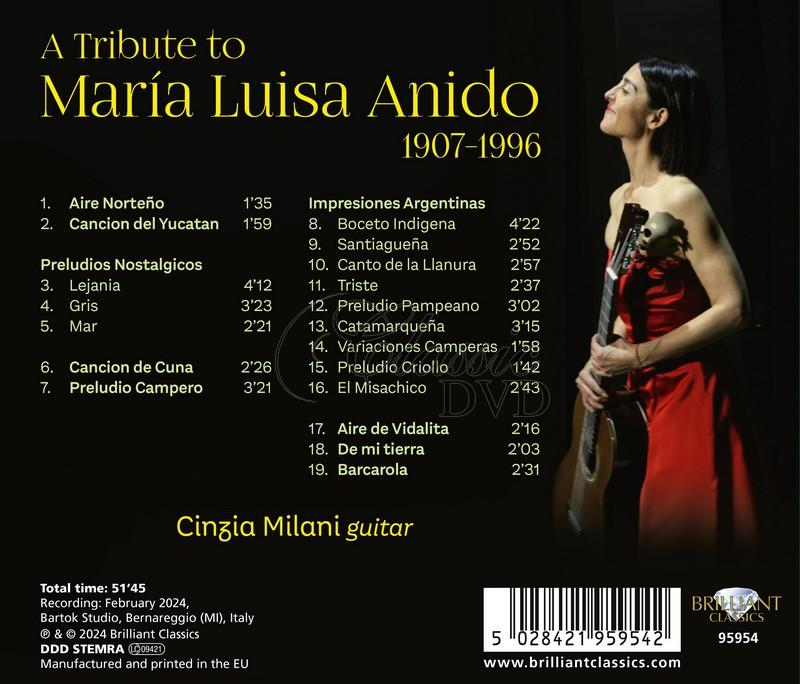 A Tribute to María Luisa Anido (CD)