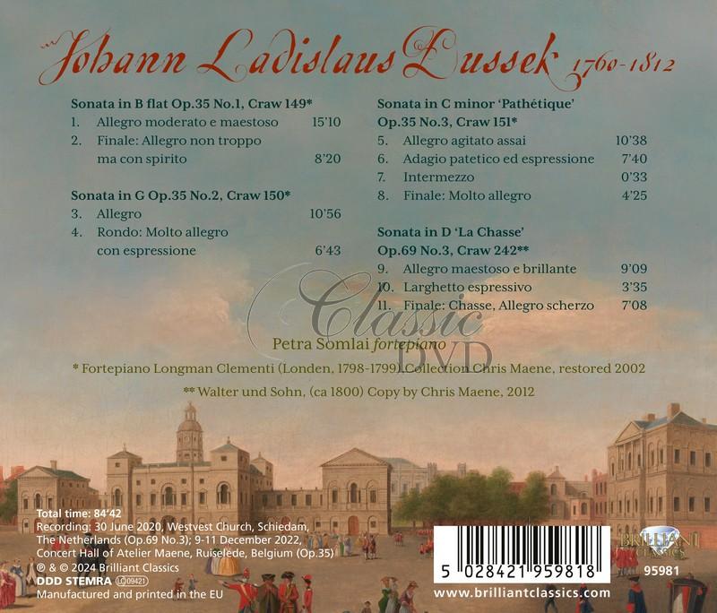 Johann Ladislaus Dussek: Sonatas Op.35 & Op.69 No.3, Vol. 10 (CD)