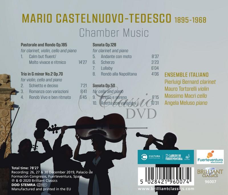 Castelnuovo-Tedesco: Chamber Music; Ensemble Italiano (CD)