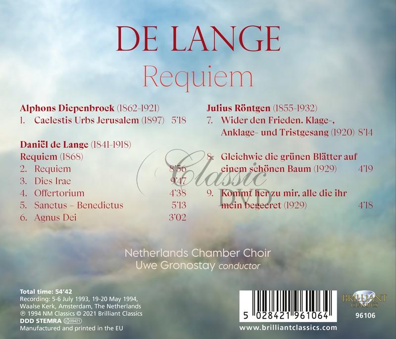 De Lange: Requiem (CD)