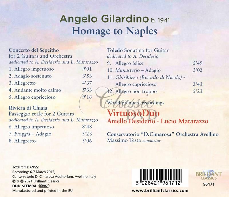 Gilardino: Homage to Naples (CD)