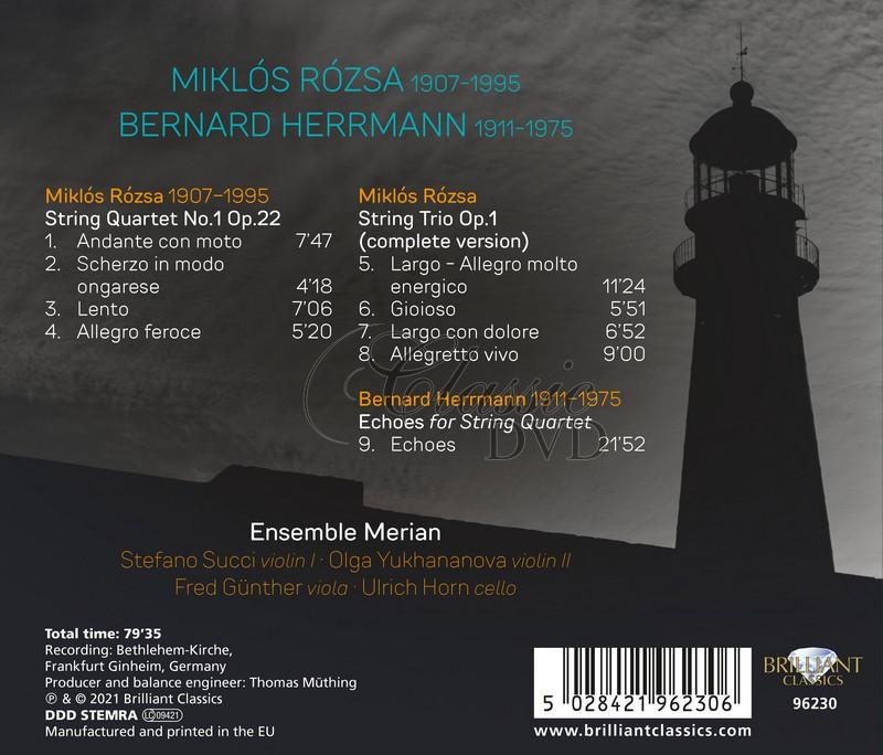Rozsa & Herrmann: Music for String Quartet (CD)