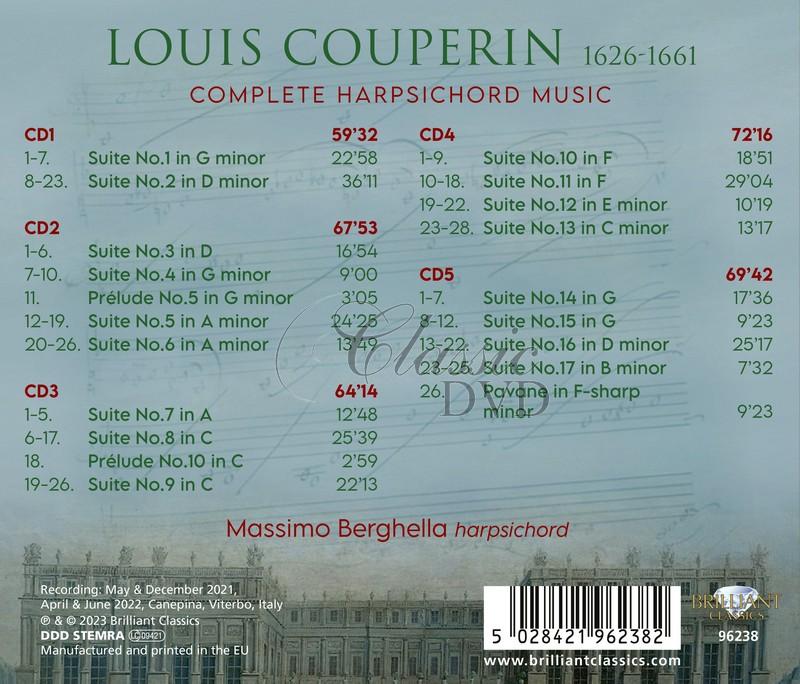 Couperin: Complete Harpsichord Music (5CD)