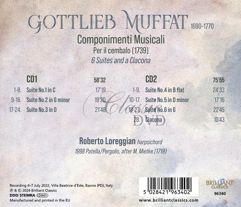 Gottlieb Muffat: Componimenti Musicali (2CD)