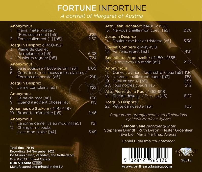 Fortune Infortune: A Portrait of Margaret of Austria (CD)