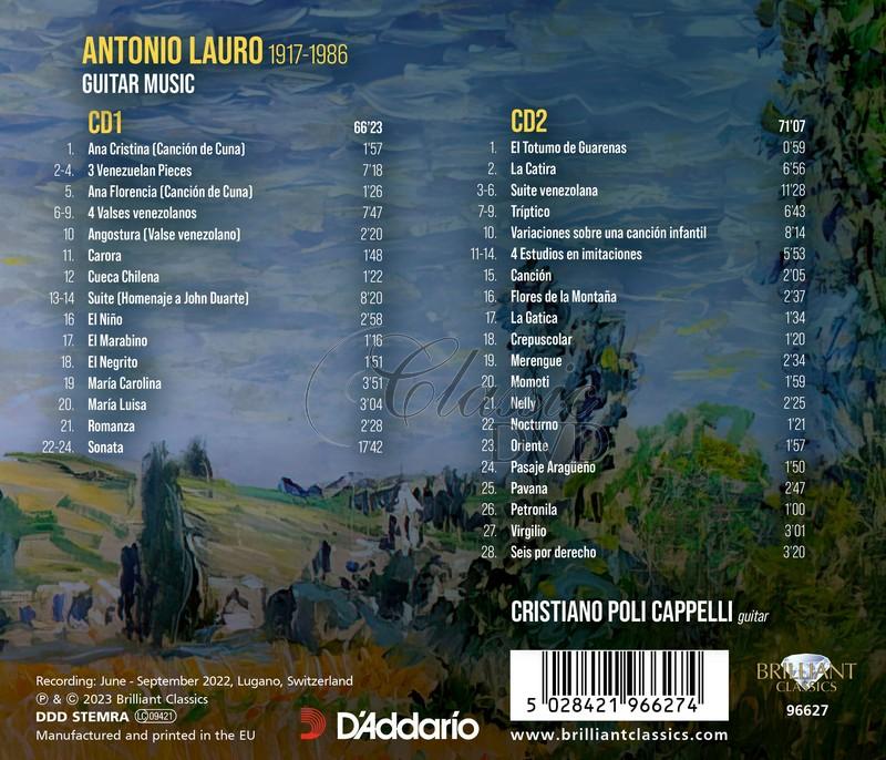 Lauro: Guitar Music (2CD)