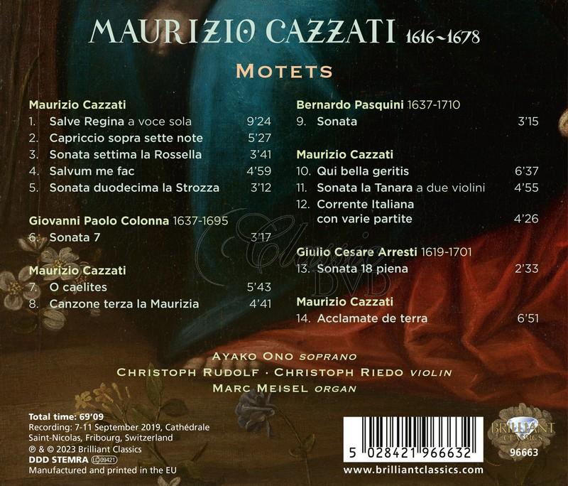 Cazzati: Motets (CD)