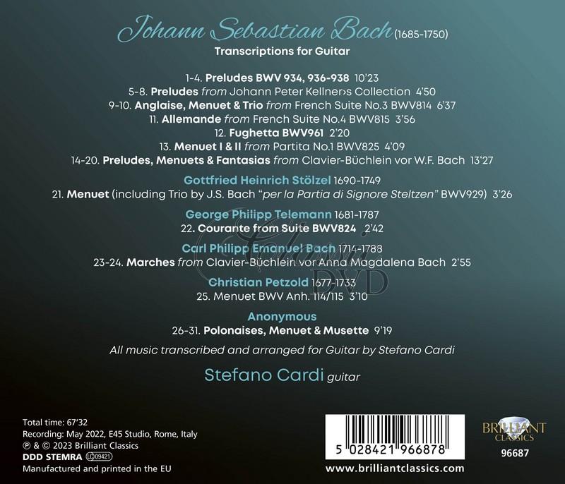 J.S. Bach: Transcriptions for Guitar (CD)
