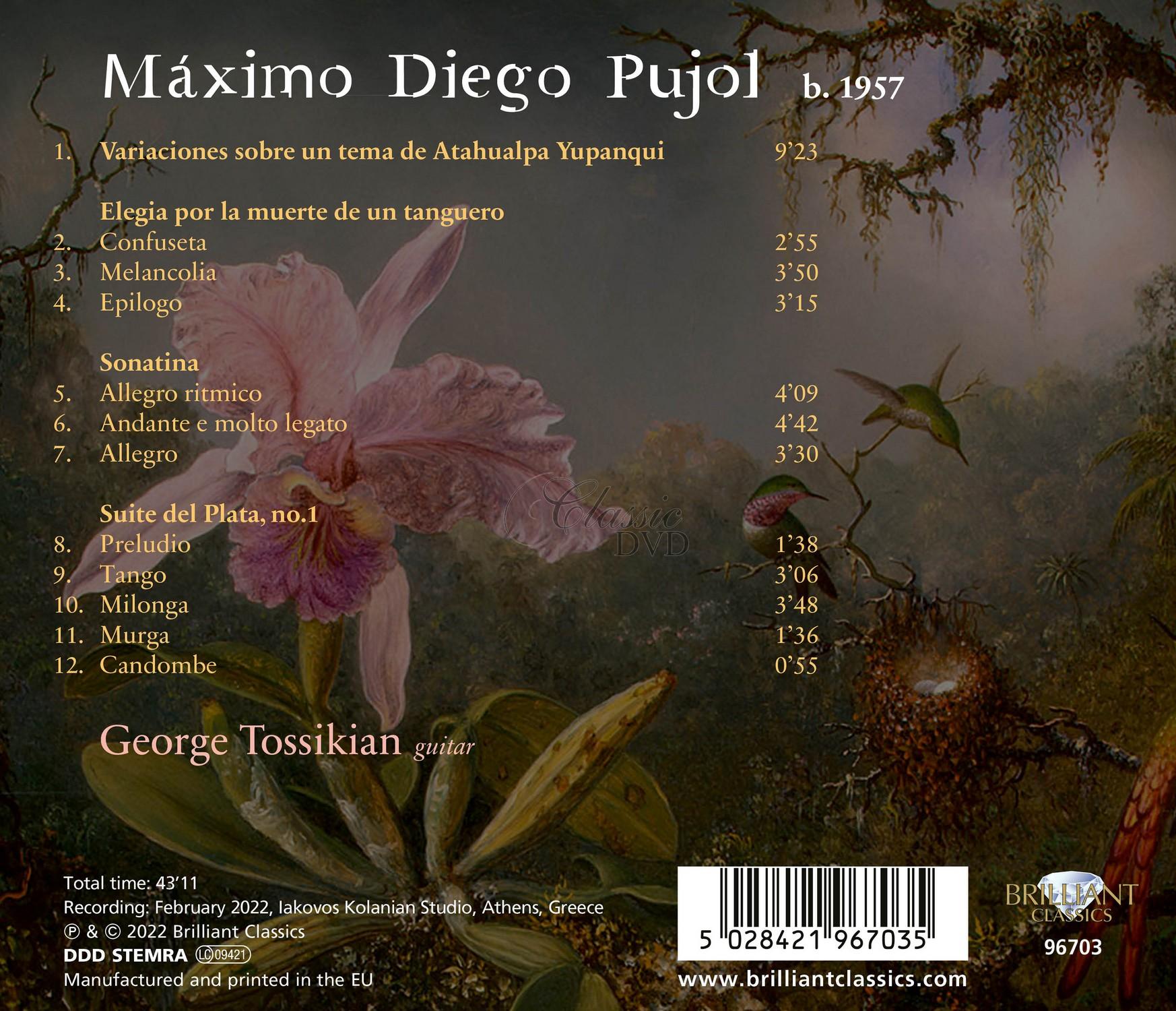 Pujol: Cuatro Argentinas, Guitar Music (CD)